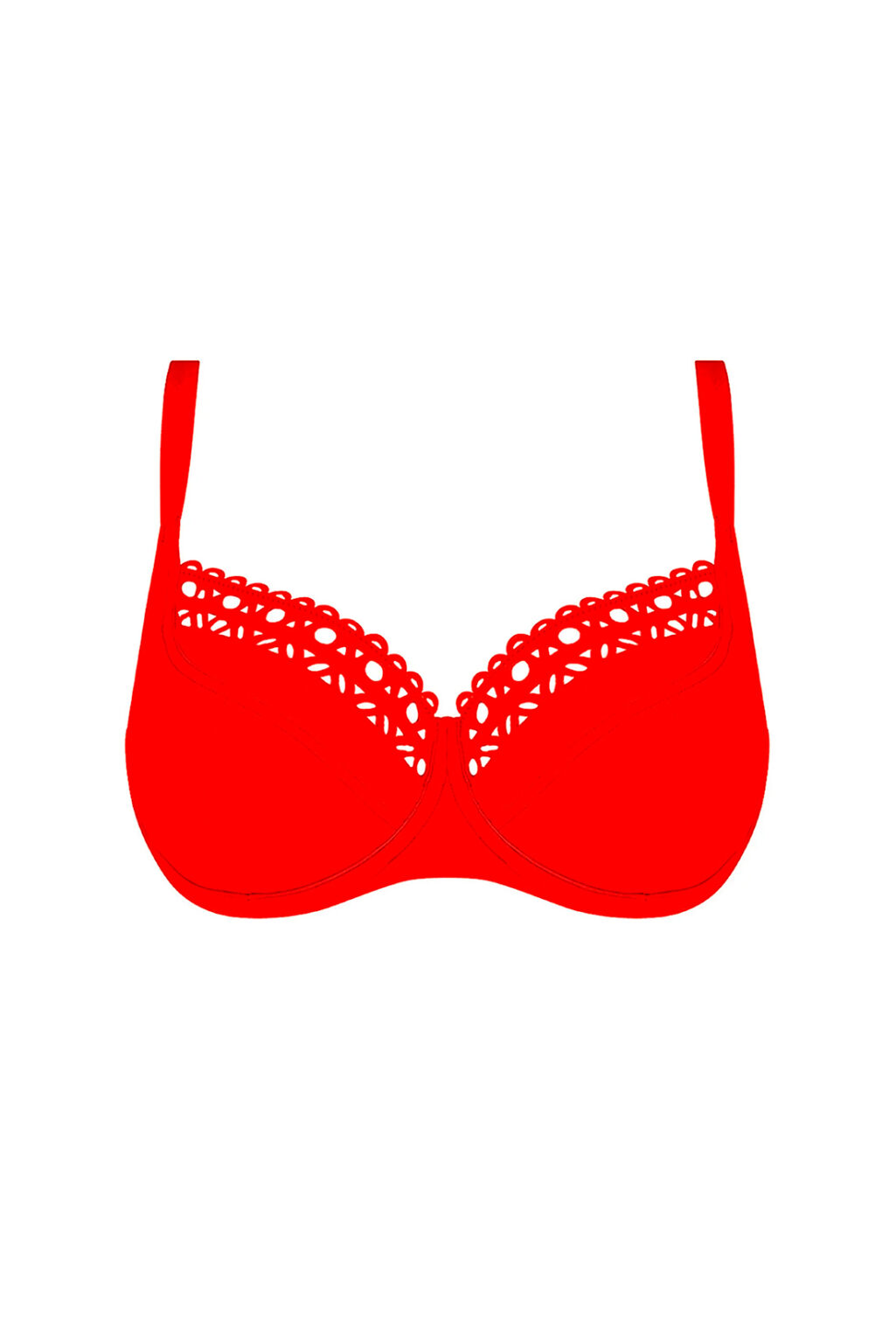 Bikini Ajourage Rosso Con Slip Normale Lise Charmel Abbiati