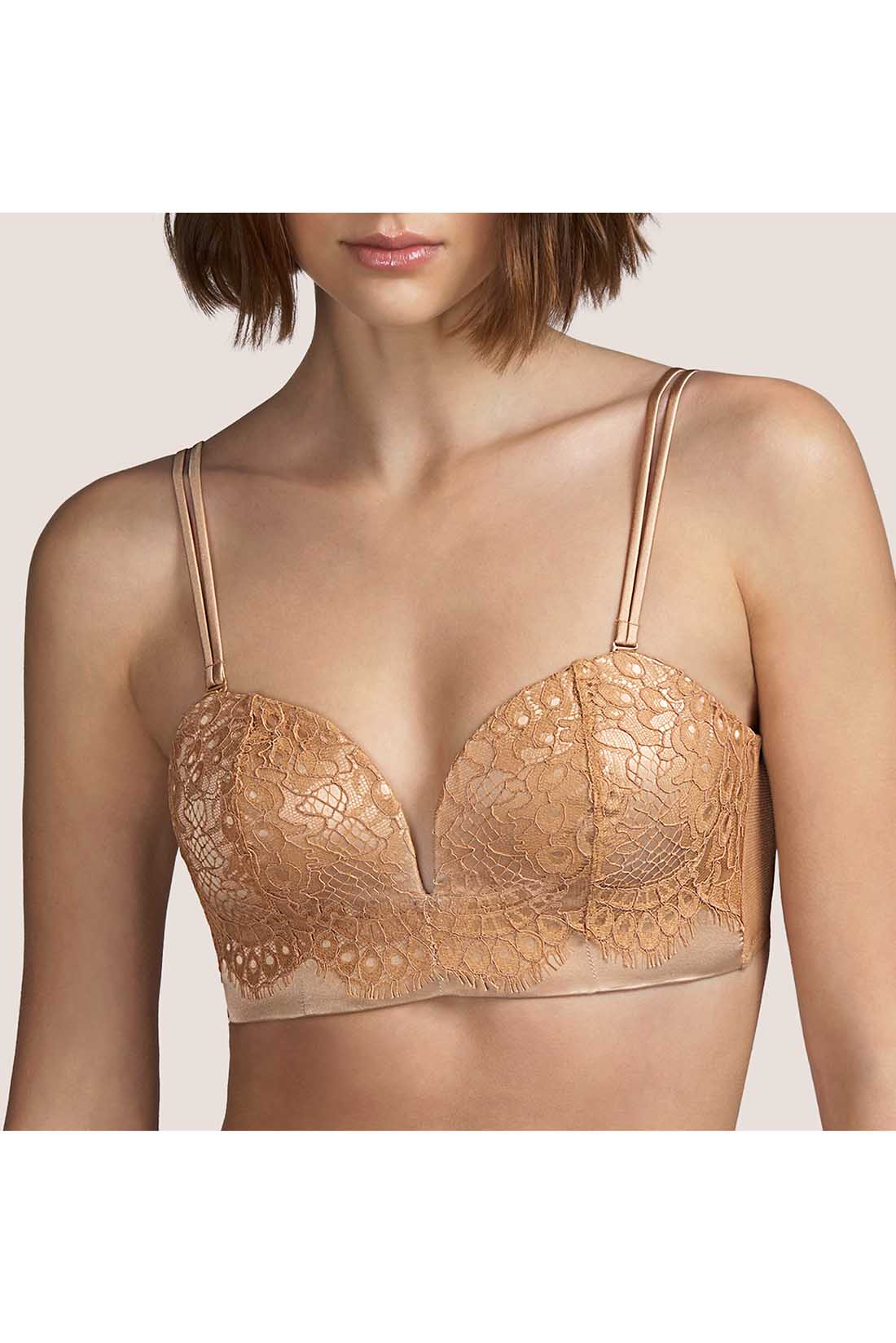 Reggiseno bustier Andres Sarda Ella oro INTIMO ABBIATI