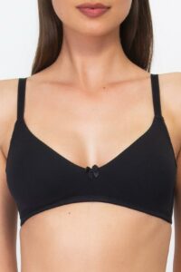 intimo-ortopedia-abbiati-Reggiseno-nero-senza-ferretto-in-cotone-Verdissima-COZTR20-1