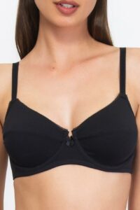 intimo-ortopedia-abbiati-Reggiseno-nero-vuoto-con-ferretto-in-cotone-Verdissima-COZTR22C-0