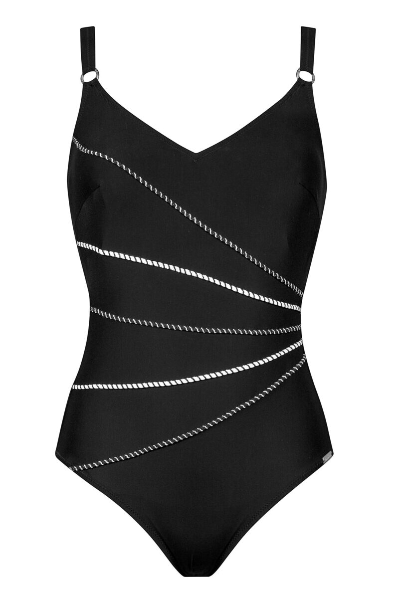 intimo-ortopedia-abbiati-Costume-intero-nero-con-motivo-bianco-Charmline-650-1312-0